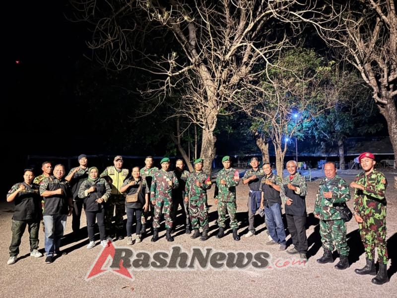 Patroli Bersama Koramil Kupang Sisir Titik Rawan Keamanan