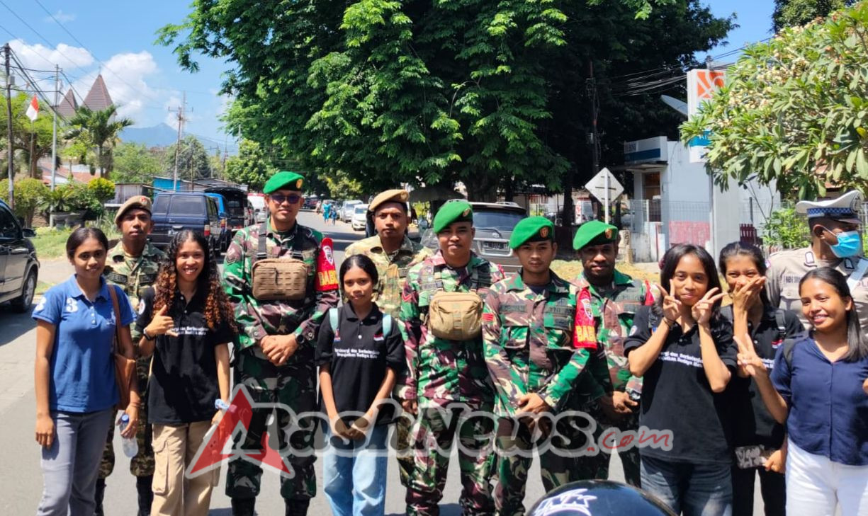 HUT TNI ke-80, Kodim 1603/Sikka Bersama SPPI Lakukan Patroli Gabungan untuk Ketertiban Wilayah