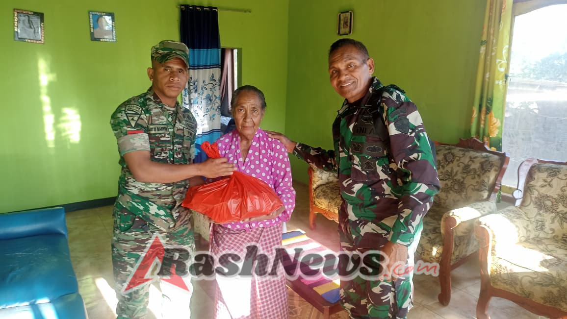 Dandim 1621/TTS Letkol Inf Gunawan Budhi Prasetyo S. Sos, Pimpin Anjangsana Dalam Rangka HUT TNI Ke 80 Tahun