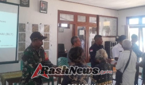 Babinsa Oemasi Ingatkan Warga Gunakan BLT Dengan Bijak