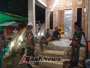 Patroli Malam Babinsa Sape Wujud Nyata Kemanunggalan TNI-Rakyat