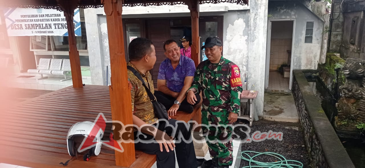 Optimalkan Patroli Dan Komsos, Upaya Serka Made Arta Antisipasi Bencana Akibat Cuaca Ekstrim