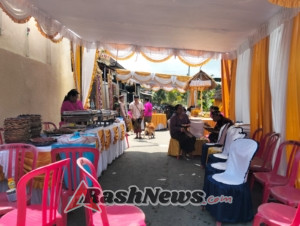 Beri Pelayanan Di Wilbin, Babinsa Bunga Mekar Bersama Bhabinkamtibmas  Dan Pecalang Amankan Upacara Pawiwahan