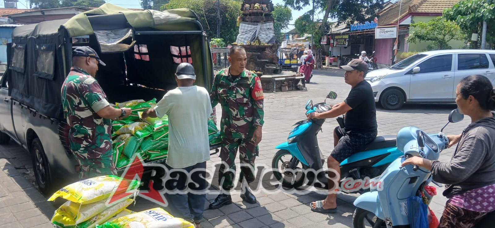 Beras Murah Kodim 1611/Badung Diserbu Warga Denpasar dan Kuta