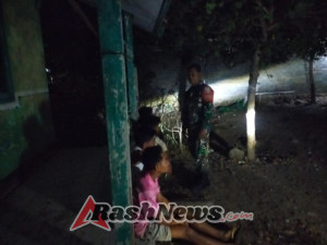 Babinsa Hu’u Intensifkan Patroli Malam, Ajak Pemuda Jaga Kamtibmas