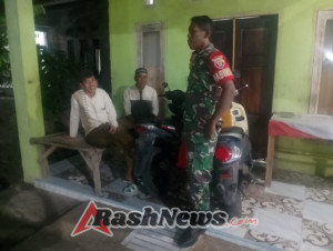 Babinsa Wawonduru Gelar Patroli Malam Bersama Karang Taruna dan Warga