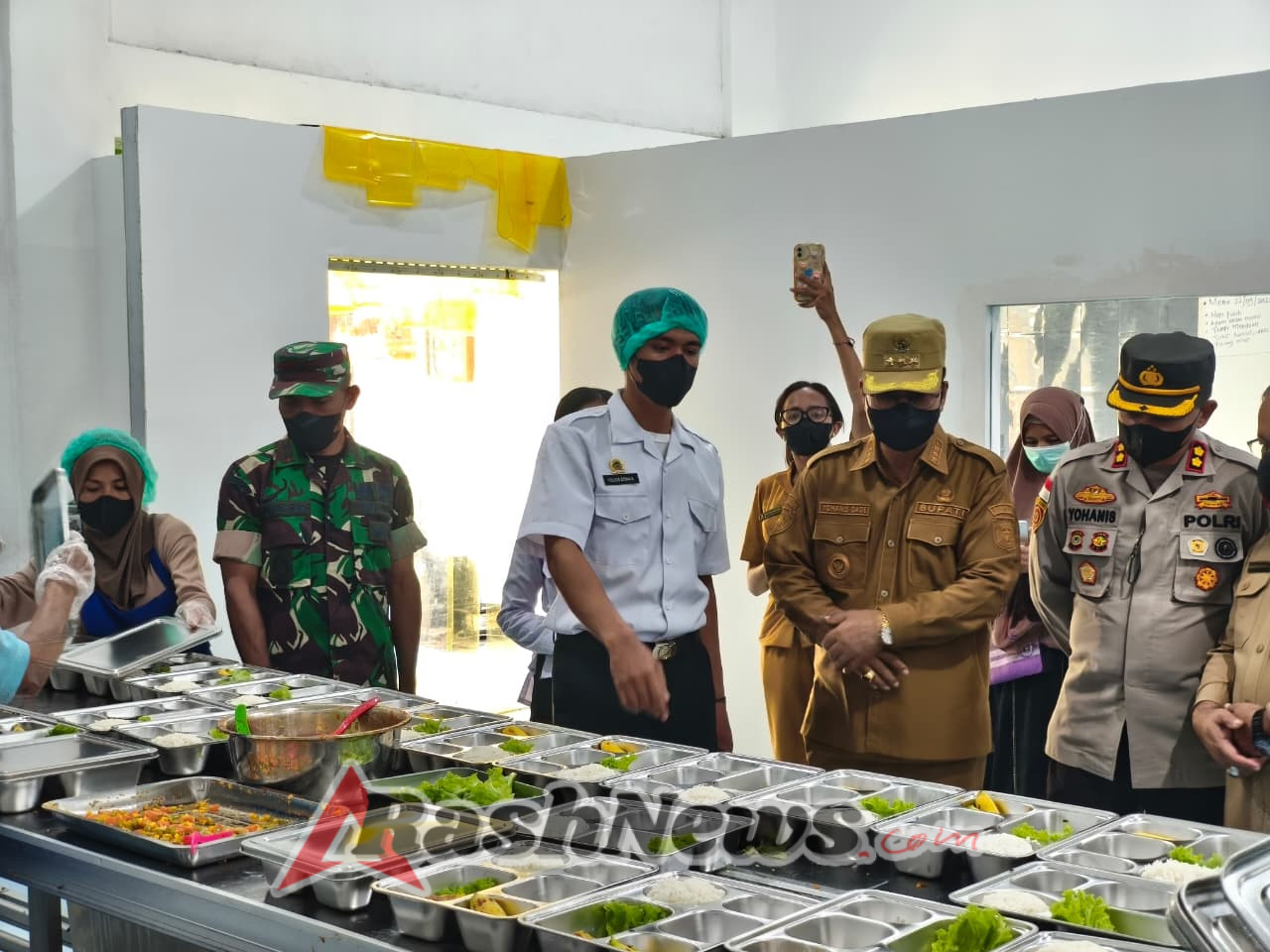 Dandim 1613/Sumba Barat Hadiri Launching Satuan Pelayanan Pemenuhan Gizi