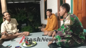 Kehadiran Babinsa di Jereweh Beri Rasa Tenang, Patroli Malam Berjalan Aman dan Lancar