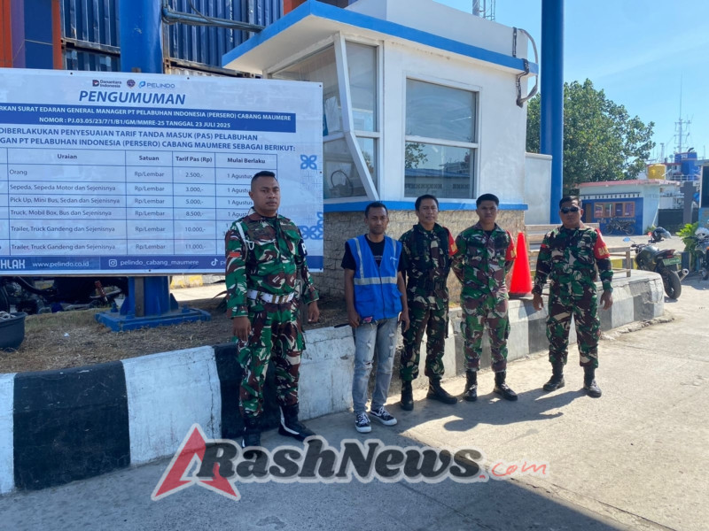 Sinergi TNI dan Masyarakat, Patroli Wujudkan Kondisi Kondusif di Pelabuhan L. Say