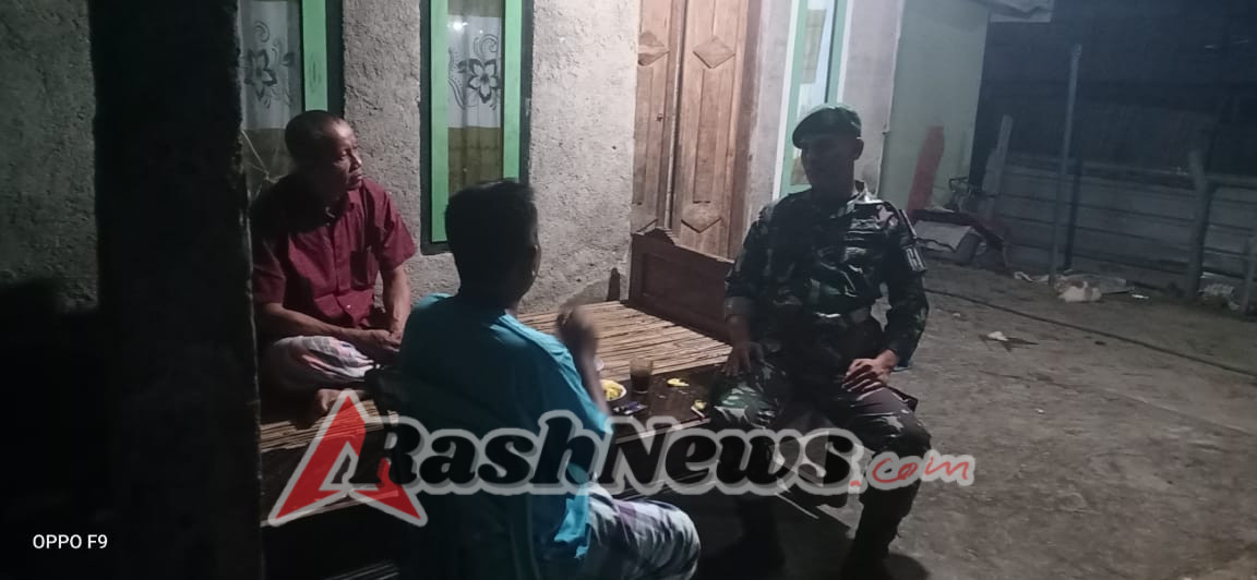 Kehadiran Babinsa di Poto Tano Dukung Terciptanya Ketertiban Masyarakat