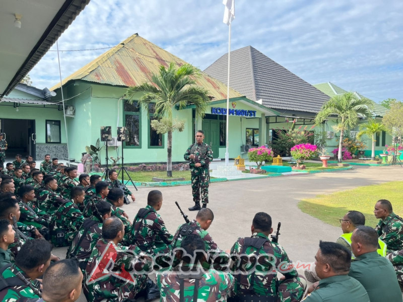Jam Komandan Dandim 1601/ST: Jaga Kebersihan, Disiplin, dan Kerapian Prajurit