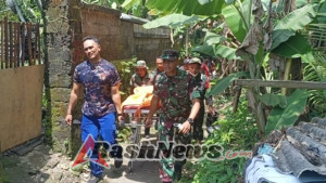 Sinergi Kodim Tabanan dan Tim Gabungan Evakuasi Korban Banjir di Sungai Perbatasan Abianbase–Kekeran