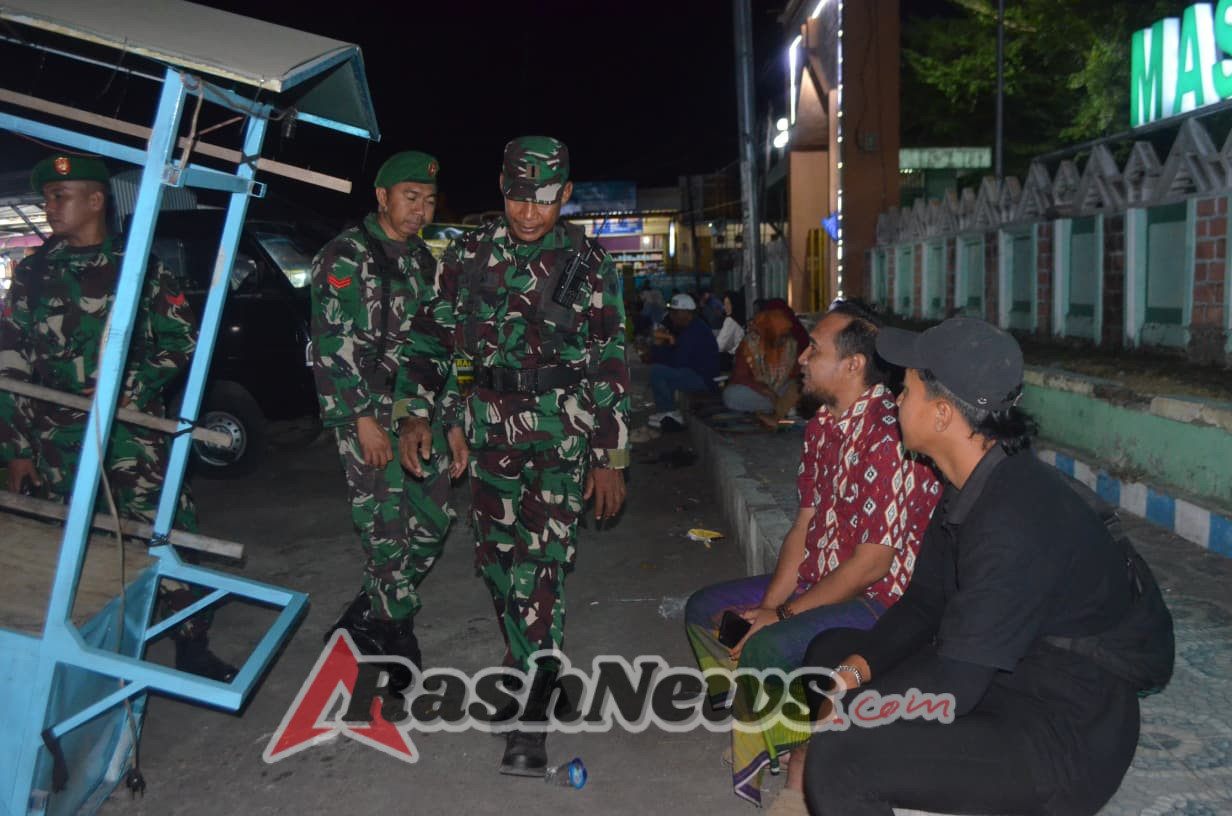 Sinergi TNI-Polri, Pasi Ops Kodim Dompu Ikut Jaga Stabilitas Wilayah