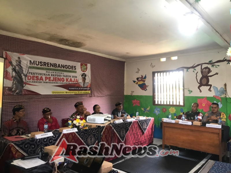 Sinergi Babinsa, Pemerintah Desa, dan Adat, Musrenbangdes Pejeng Kaja Hasilkan Kesepakatan Pembangunan 2026