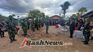 Upacara Pemakaman Purnawirawan TNI Berlangsung Khidmat Di Manusak