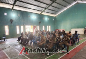 Babinsa Desa Teluk Santong Dampingi Musyawarah Desa Penyusunan RKPDesa Tahun Anggaran 2026