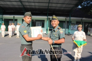 Tradisi Korp Raport di Kodim 1616/Gianyar, Dandim Ajak Prajurit Tingkatkan Kinerja dan Loyalitas