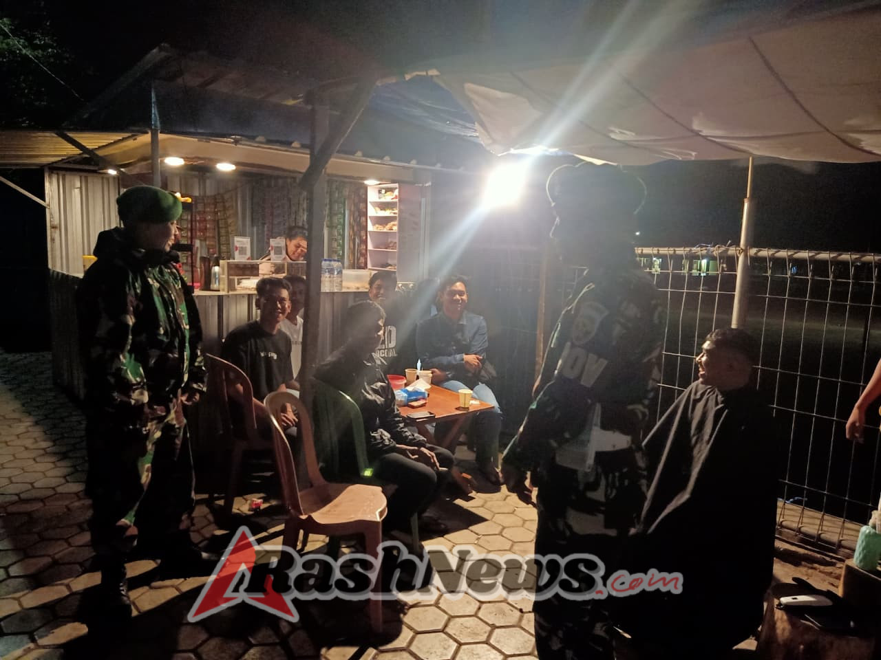 Kodim 1621/TTS Gelar Patroli Malam, Dandim: Wujud Nyata Komitmen Jaga Keamanan