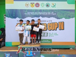 ‎Semangat Juang Babinsa Menular, Anak Anggota Koramil 1615-05/Masbagik Harumkan Nama Lombok Timur Lewat Karate