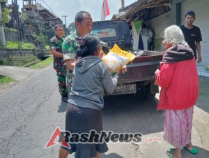 Gerakan Pangan Murah Koramil 1626-03/Tembuku Disambut Antusias oleh Warga
