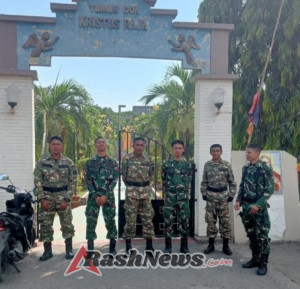 Wujud Kepedulian Keamanan, Kodim 1603/Sikka Bersama Komcad SPPI Gelar Patroli Menjelang HUT TNI ke-80