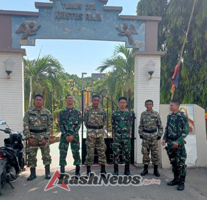Wujud Kepedulian Keamanan, Kodim 1603/Sikka Bersama Komcad SPPI Gelar Patroli Menjelang HUT TNI ke-80