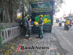 Meringankan Beban Ekonomi Warga, Kodim 1611/Badung Hadirkan Solusi Pangan di Desa Pemogan