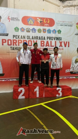 Serda I Kadek Adi Budiasta Raih Emas Pencak Silat Porprov Bali 2025, Harumkan Nama Kodam IX/Udayana