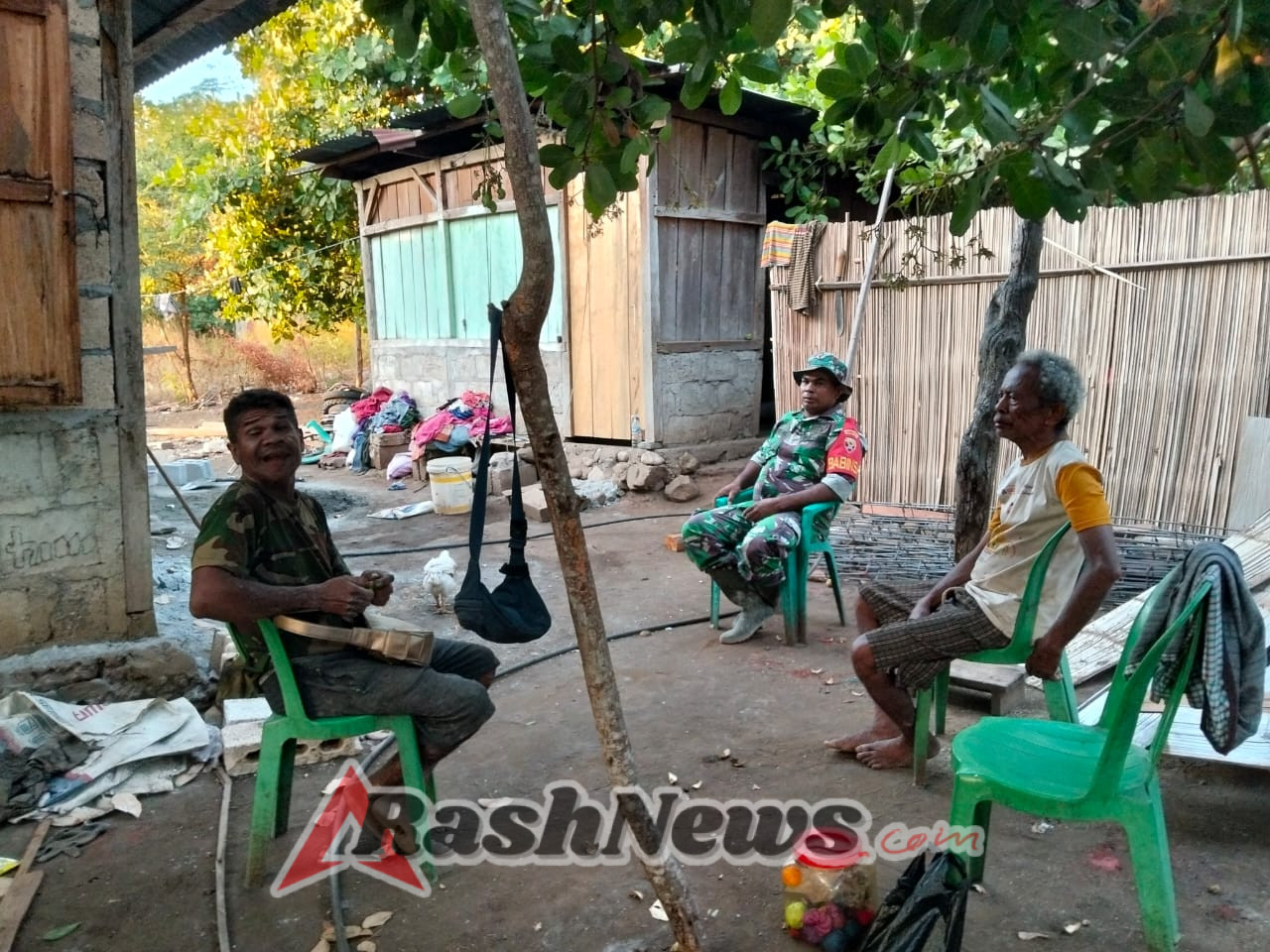 Babinsa Manubelon Sosialisasi Pentingnya Kewaspadaan Saat Musim Kemarau