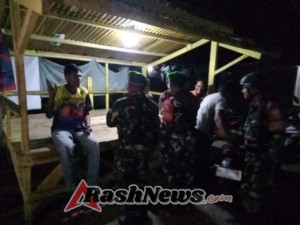 Kegiatan Siskamling Koramil 1608-02/Bolo Sukses Ciptakan Situasi Kondusif di Kecamatan Bolo