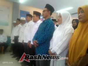 Babinsa Dampingi Pelantikan Pengurus MUI Kecamatan Dompu Masa Bhakti 2025–2030