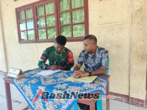 Puldatater Babinsa di Detukeli: Wujud TNI Hadir di Tengah Masyarakat Sekolah dan Desa