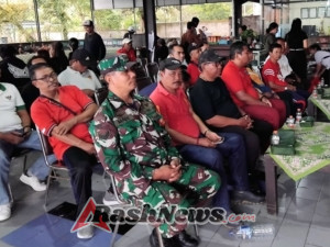 Kehadiran Babinsa Desa Mas Jadi Penyemangat Generasi Muda dalam Bertanding