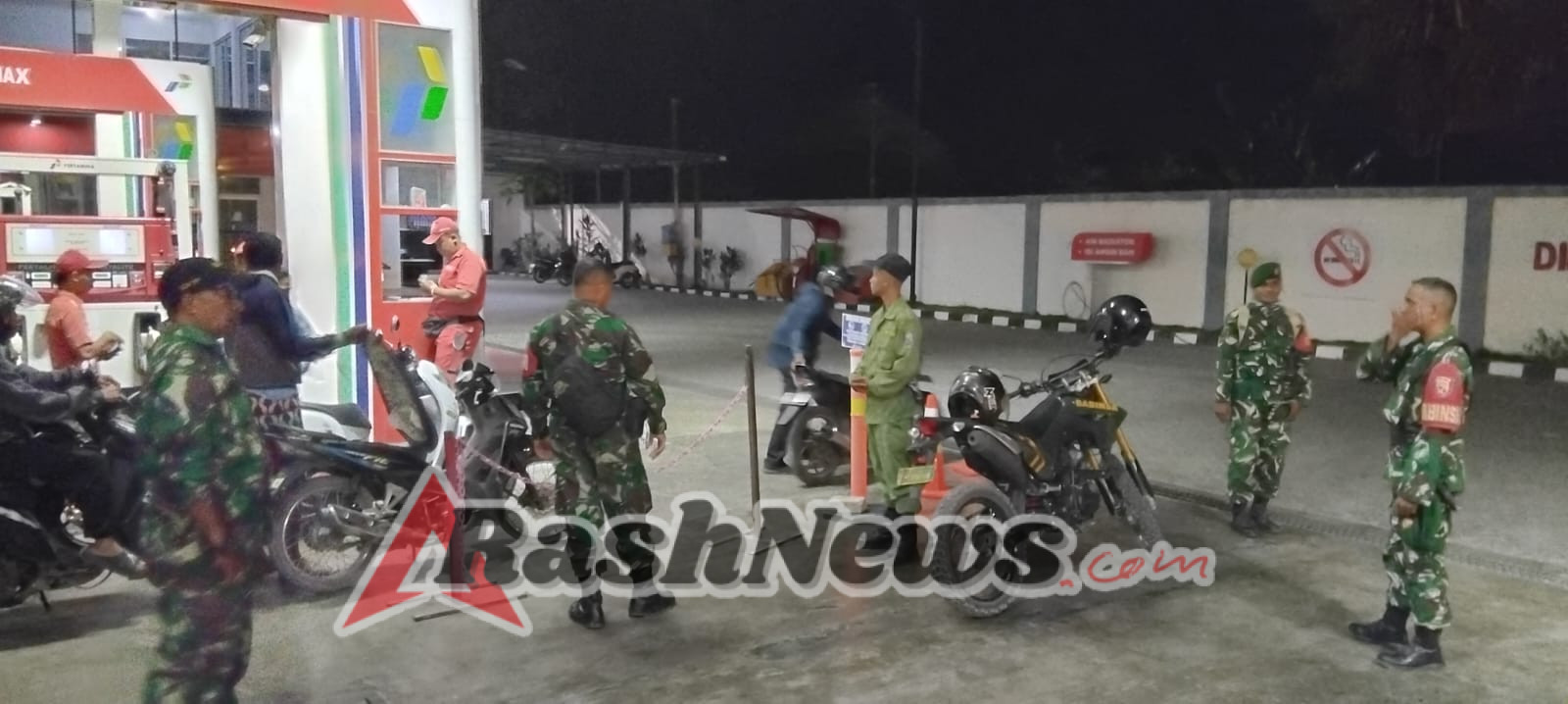 Koramil Alak Gunakan Motor Trail Kawal Wilayah Rawan