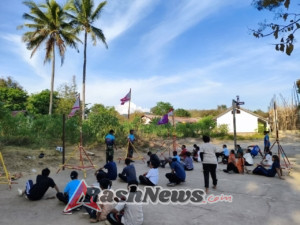 Kegiatan Wasbang oleh Satgas Pamtas di SMP S Putri ST. Xaverius