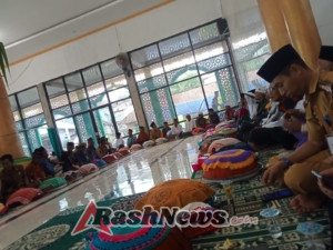 ‎Babinsa dan Tokoh Agama Bersatu, Maulid Nabi di Desa Telaga Penuh Hikmah