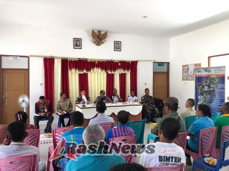 Lomba Balap Sepeda Internasional Tou De En Te Te di Perbatasan, Satgas Yonif 741/GN Turut Serta Dalam Rapat Koordinasi
