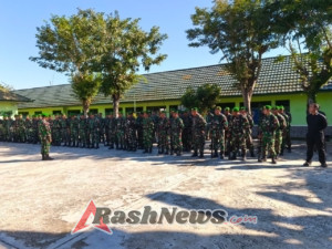 Jam Komandan di Makodim 1613/Sumba Barat, Dandim Ingatkan Prajurit Jaga Nama Baik Satuan