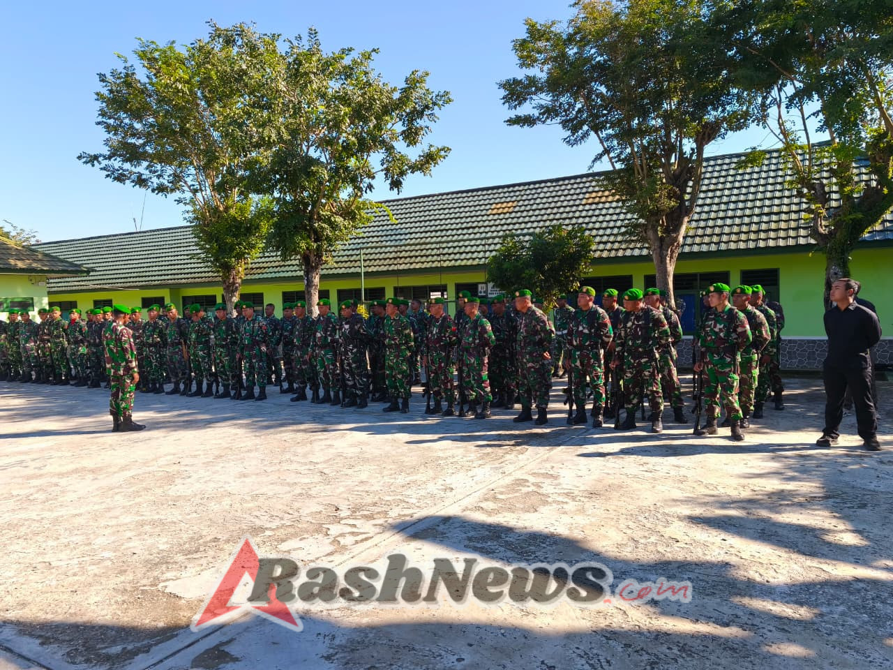 Jam Komandan di Makodim 1613/Sumba Barat, Dandim Ingatkan Prajurit Jaga Nama Baik Satuan