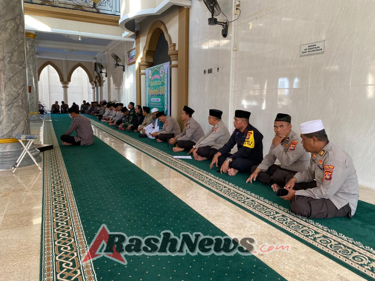 Kodim 1615/Lotim Berpartisipasi dalam Peringatan Maulid Nabi di Polres Lombok Timur