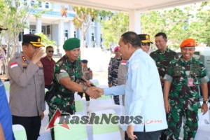 Danrem 161/WS Pimpin Upacara Pelepasan Satgas Pamtas RI-RDTL