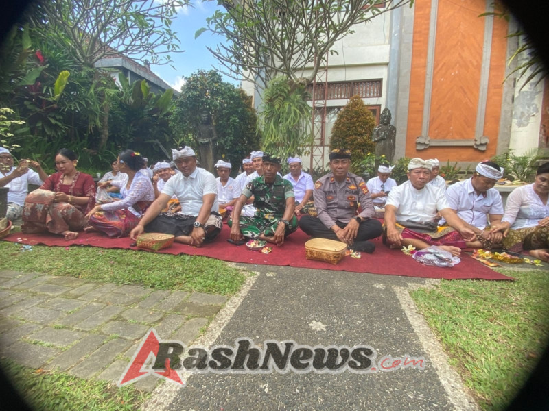 Dandim Gianyar Apresiasi Peran Danramil Ubud dalam Persembahyangan Bersama Forkopimcam