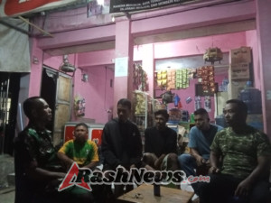Kegiatan Ronda Malam Babinsa Bersama Warga Bima Berjalan Aman dan Lancar