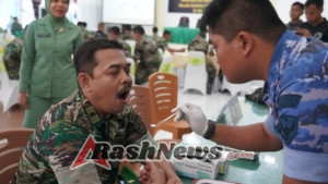 HUT ke-80 TNI, Panglima TNI Apresiasi Peran Satuan Kesehatan dalam Bakti Sosial Kesehatan
