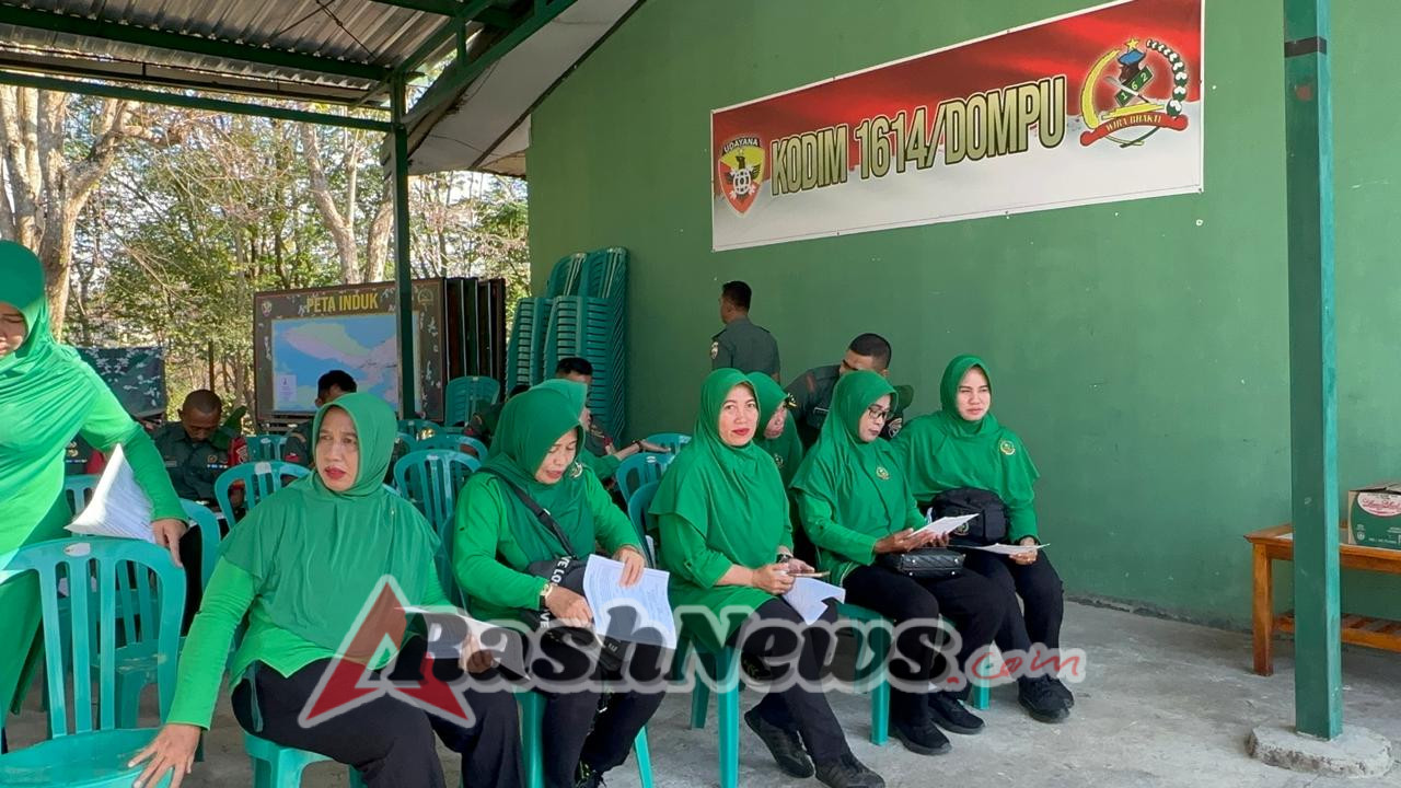 Bakti Sosial Kodim 1614/Dompu Wujud Nyata Kepedulian TNI untuk Rakyat
