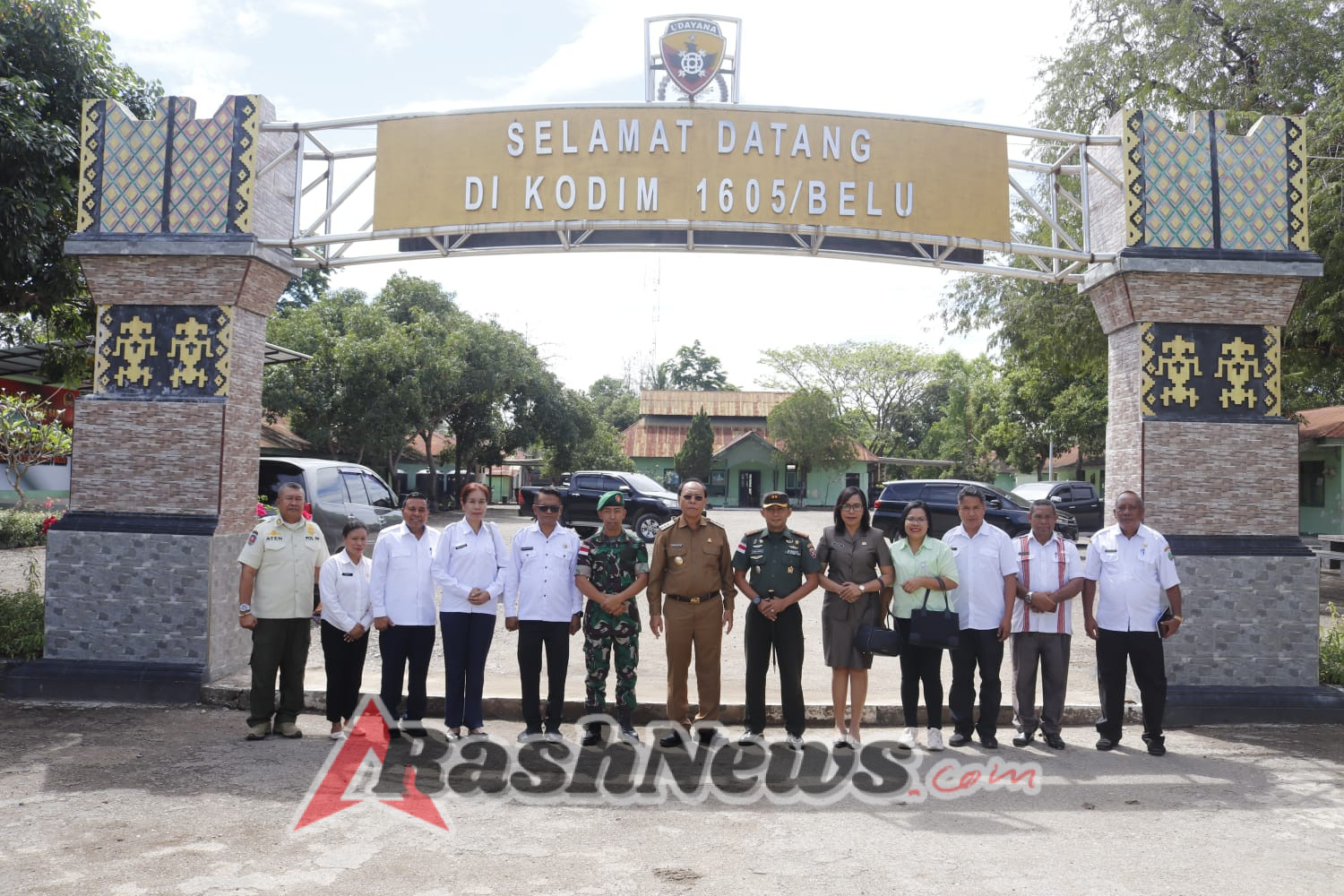 Terima Kunjungan Bupati Malaka, Kodim Belu Siap Dukung Program Pemerintah Kabupaten Malaka