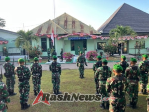 Upacara Bendera Mingguan Dipimpin Kasdim, Bentuk Penghormatan Pada Sang Merah Putih