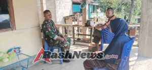 Babinsa Ende Berikan Rasa Aman dan Nyaman Melalui Pamwil di Desa Pora
