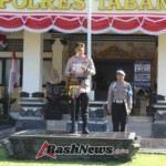 Kapolres Tabanan Pimpin  Upacara Kenaikan Pangkat Pengabdian Periode 1 September 2025