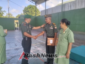 Kapten Bataona Purna Bhakti, Kodim 1624/Flotim Gelar Acara Korp Raport Purna Bakti